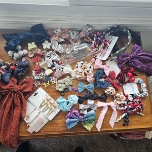 Assorted Hair Accessories Set with Bows and Clips
